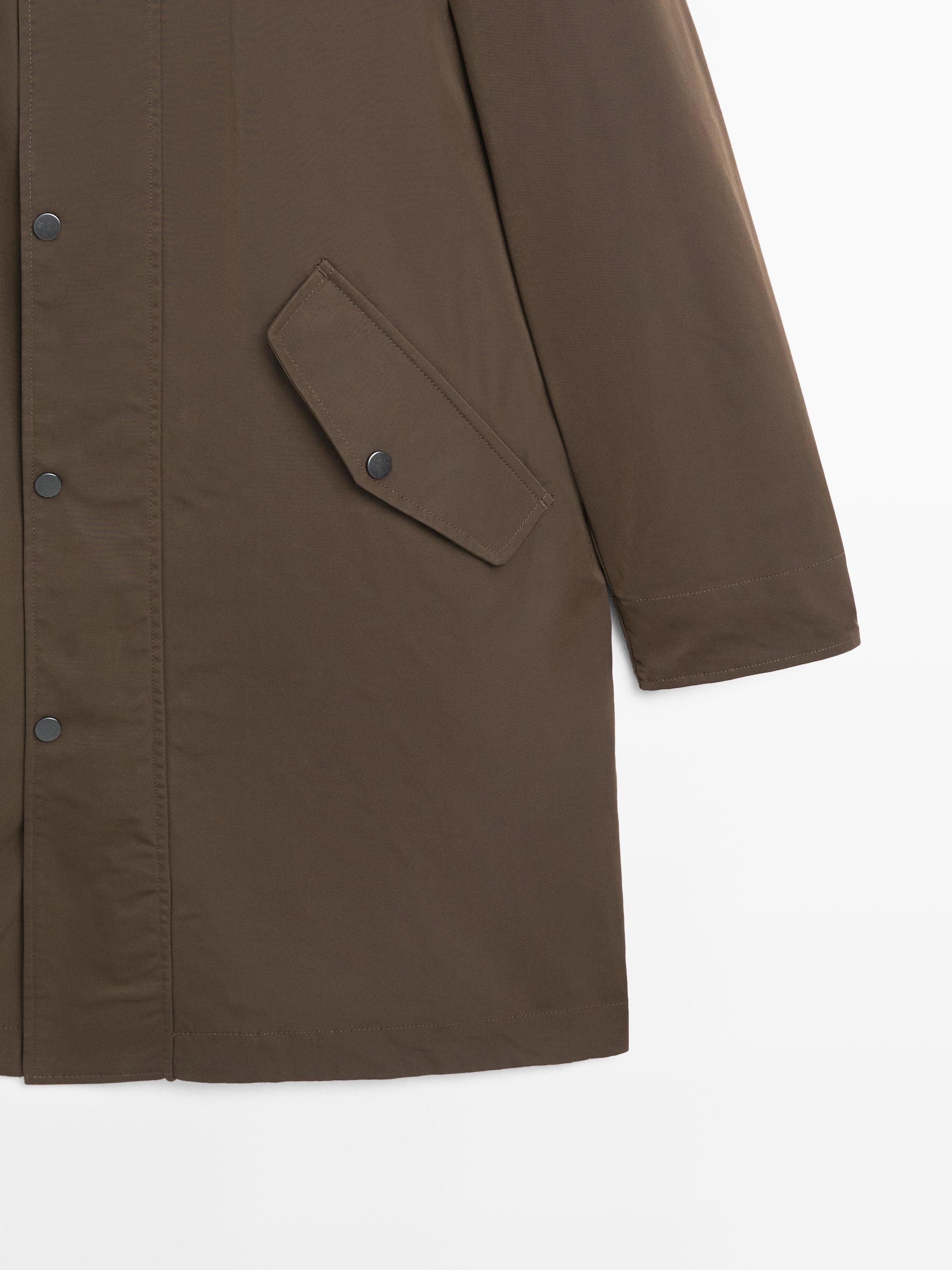 Parka longue technique intérieur amovible